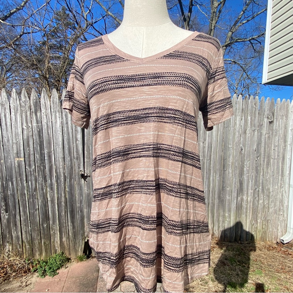 Loose fitting v neck